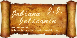 Jablana Jelićanin vizit kartica